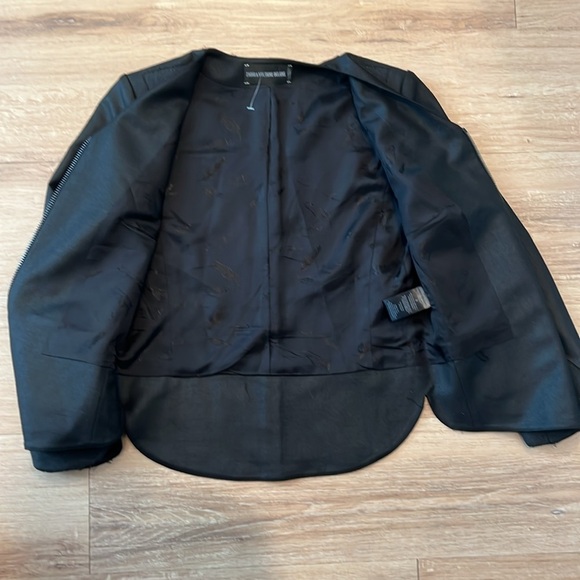 NWOT Zadig and Valtaire Blazer Black/Charcoal size Small - Picture 5 of 12